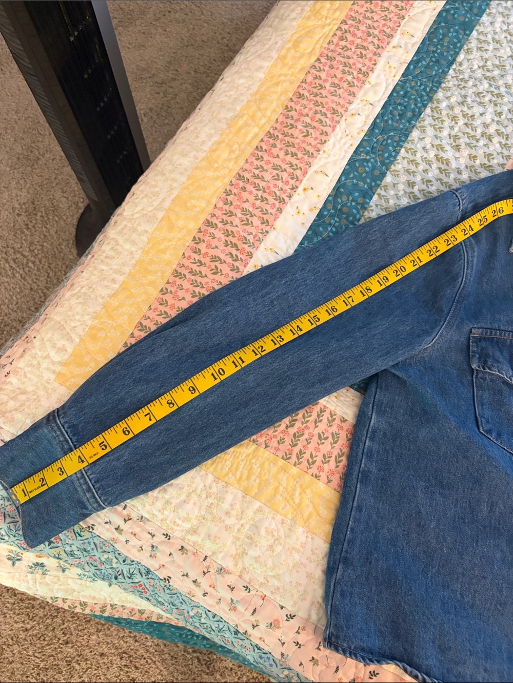 Carly Jean Los Angeles Dakota Denim Western Shirt - Picture 7 of 7